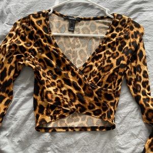 Long Sleeve Cheetah Print